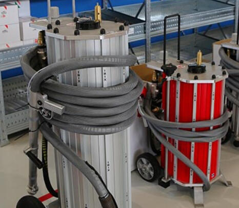 Ibix modellen zandstralen